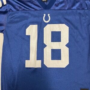 Colt's 18 Peyton Manning Jersey Child's Size Large 14-16
